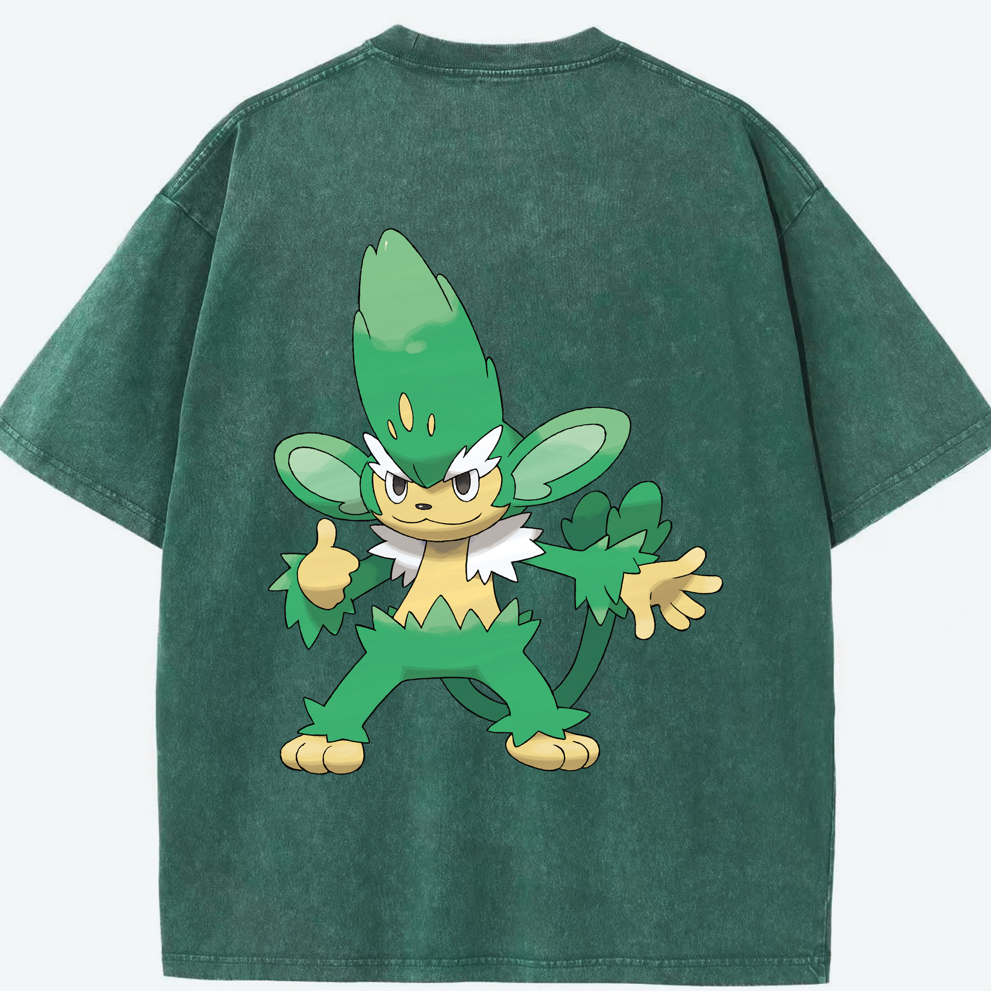 （画像用） ポケットモンスター Pokémon 綿100% ヴィンテージ風 半袖Tシャツ（背面プリント）